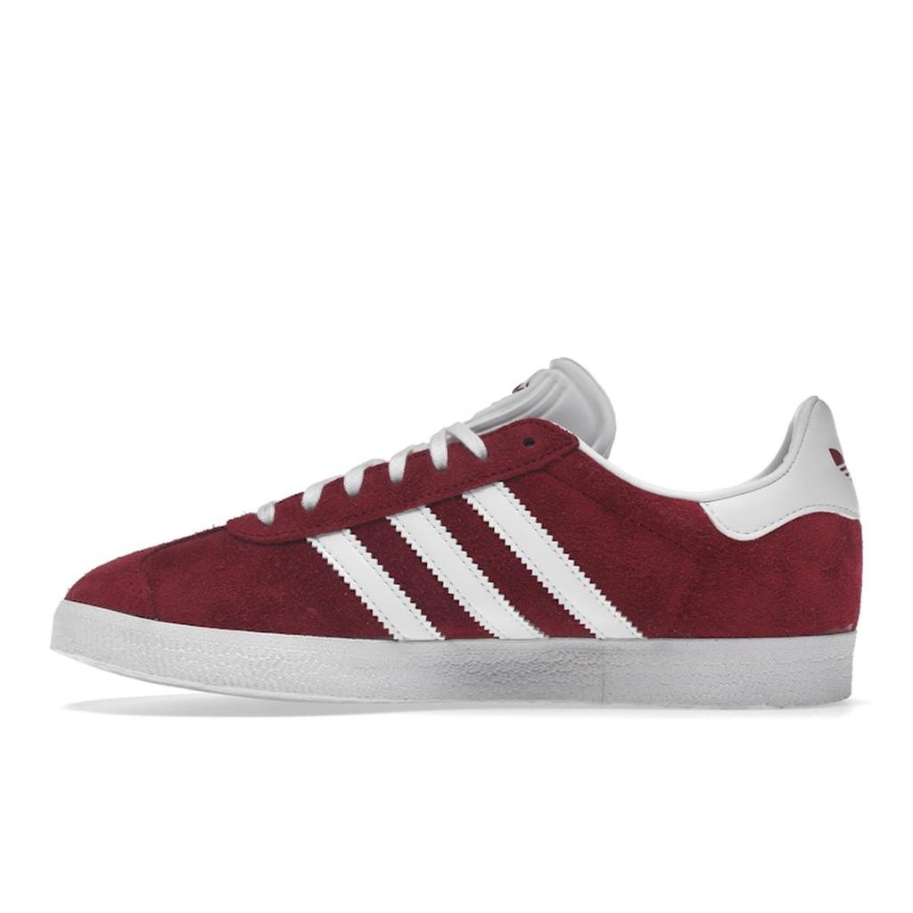 Adidas Gazelle Collegiate Burgundy Unisex Sneakers Red Cloud-White Gold-Metallic B41645