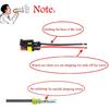 Way Car Waterproof Electrical Connector,16 AWG 2 Pin Plug Auto Electrical Wire Connectors For Car, Truck, Boat, And Other Wire Connections.(5