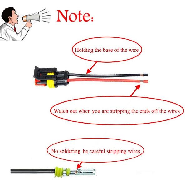 Way Car Waterproof Electrical Connector,16 AWG 2 Pin Plug Auto Electrical Wire Connectors For Car, Truck, Boat, And Other Wire Connections.(5