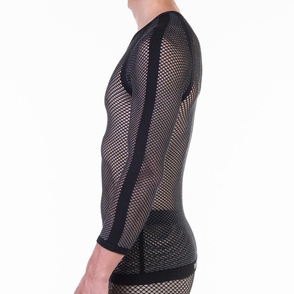 Millet Drynamic Mesh Sleeve Crew Newlogo Оливковый Размеры Мужское 3/4 Белье, MIV01356, (НОВЫЙ ЛОГОТИП), L-XL
