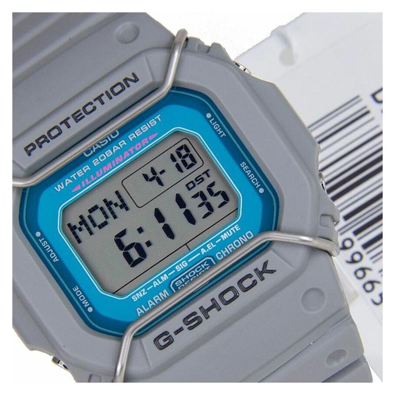Casio Серия G-SQUAD классическая серия модная уличная маленький квадратный электронный флуоресцентная подсветка водонепроницаемый и ударопрочный механизм кварцевый DW-D5600P-8