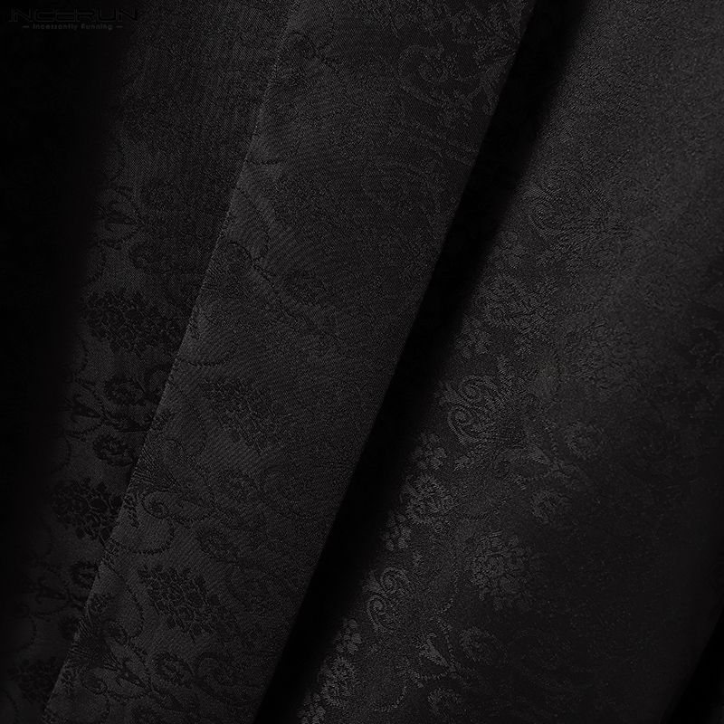 INCERUN Женские кроп-топы с глубоким V-образным вырезом, длинным рукавом, цветочным пэчворком, перекрещивающиеся спереди, повседневные, элегантные