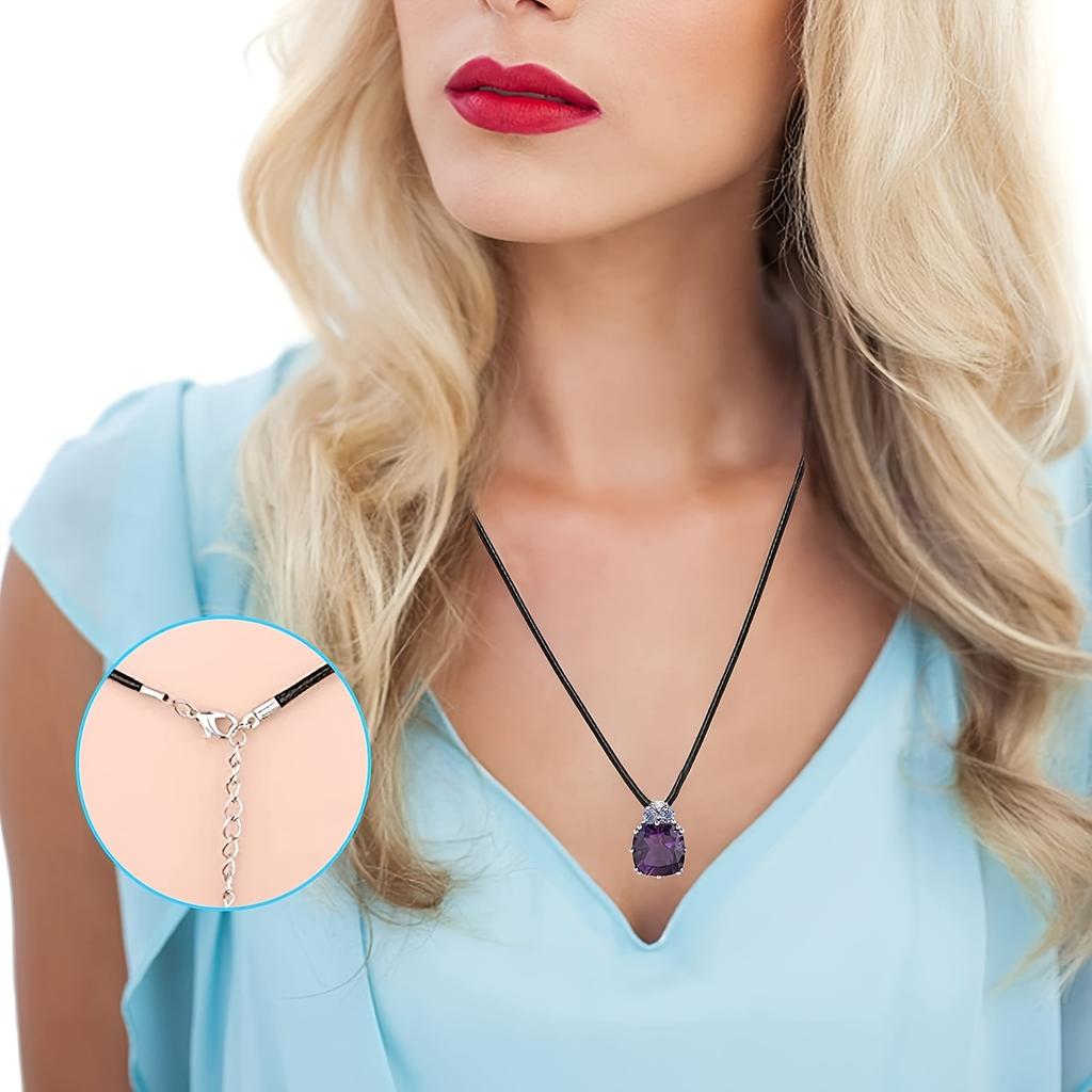 40pcs Of Wax Thread Chain Lobster Buckle Black Leather Rope Necklace DIY Accessories Hanging Rope Pendant Wax Leather Rope