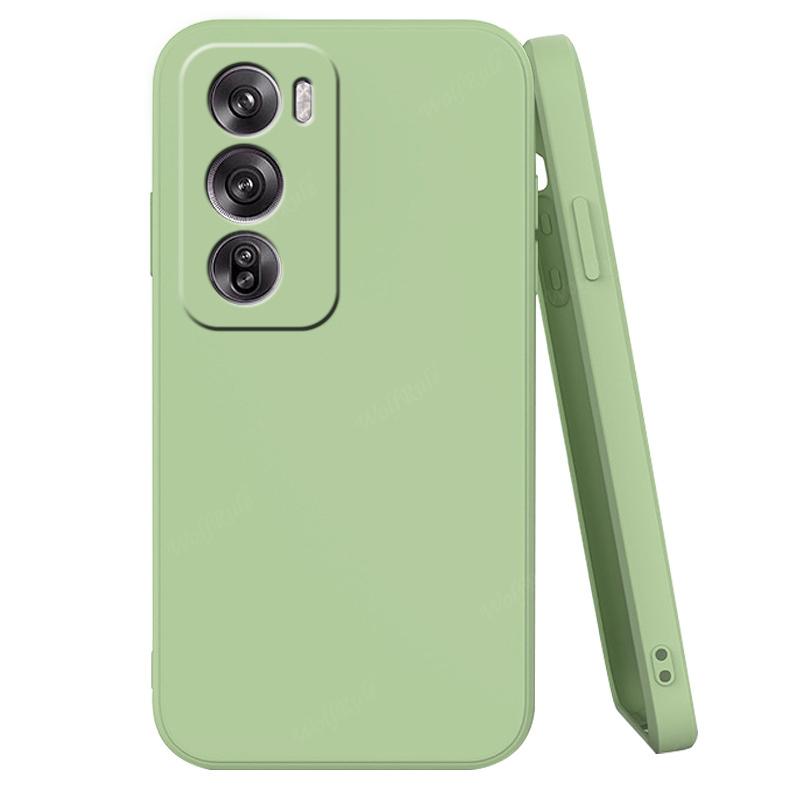 For OPPO Reno 12 5G Case Cover Reno 12 Capas New Liquid Silicone Bumper Shockproof TPU Soft Fundas OPPO Reno 12 Reno12 5G Global
