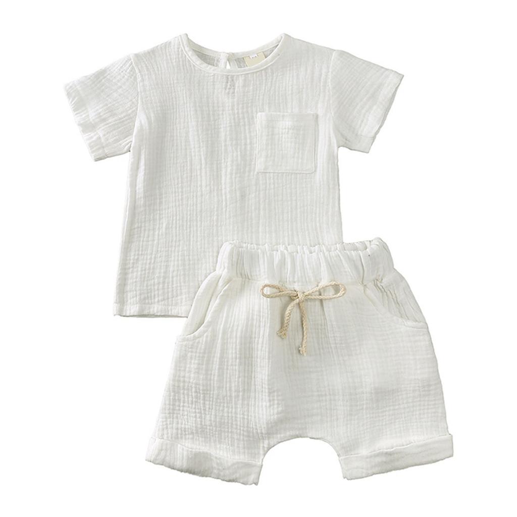 Summer Boys' And Girls' Children's Two-piece Fashion Suit