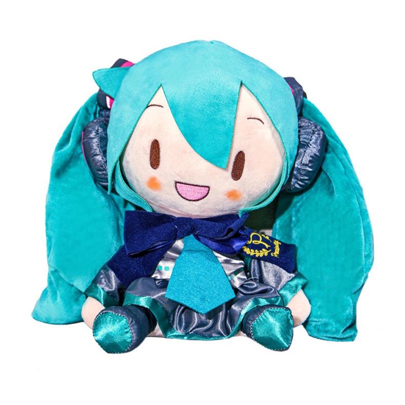 Ограниченная по времени покупка плюшевая подушка-кукла Hatsune fufu Miku Preciality с бантом
