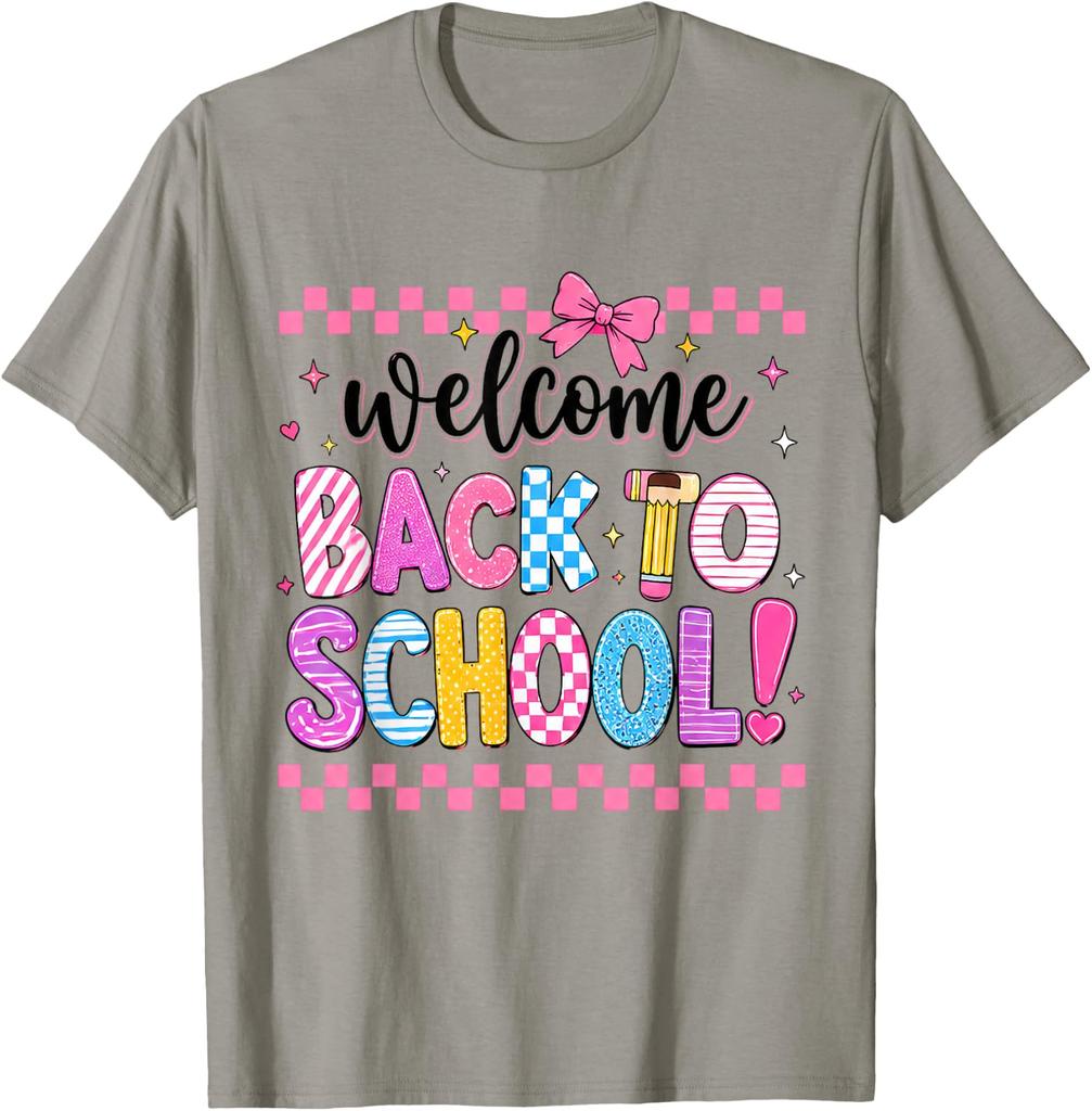 Welcome Back to School 2026 First Day Teachers Girls Kids T-Shirt