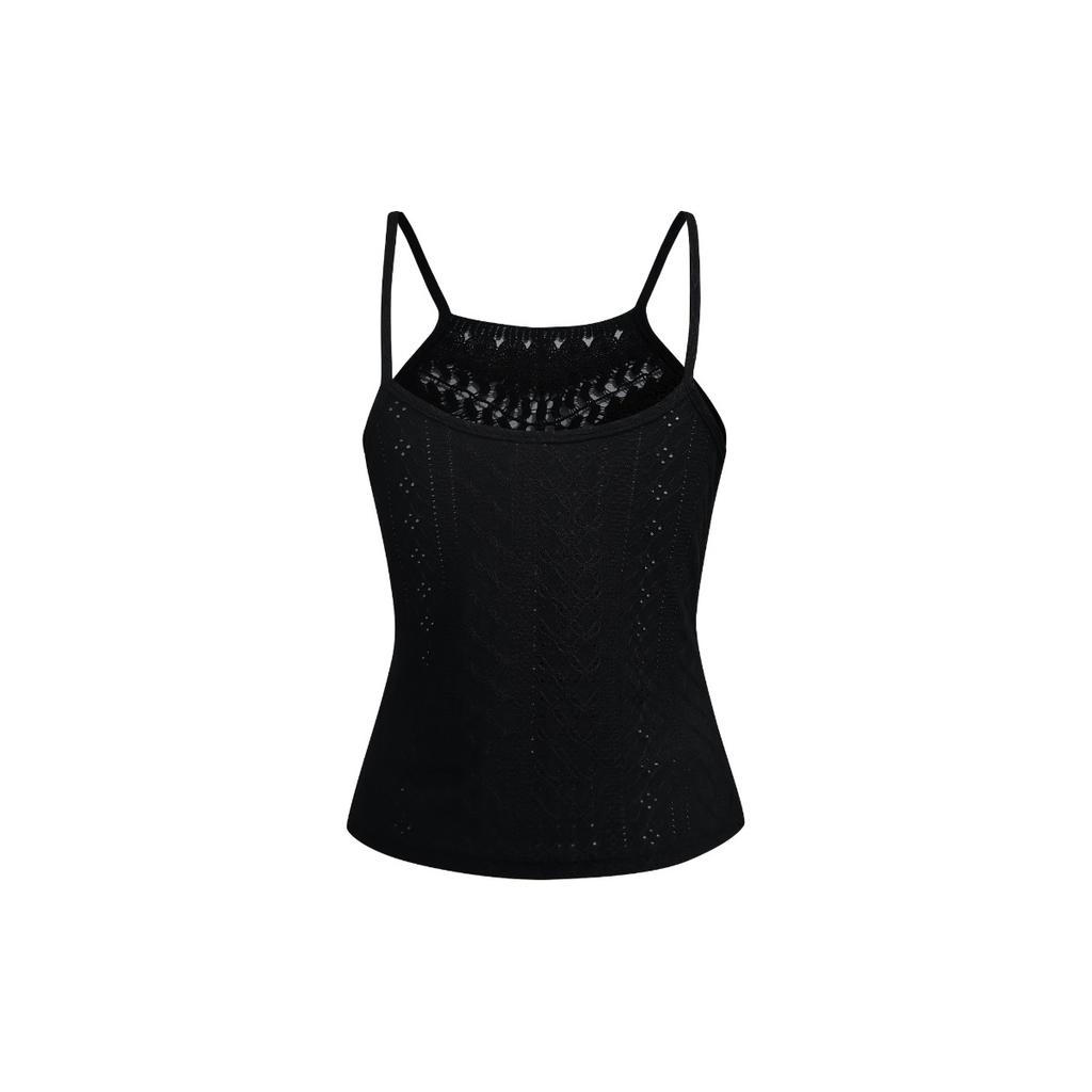 Women's Fashion Hollow Out Lace Eyelet Camisole Shirt