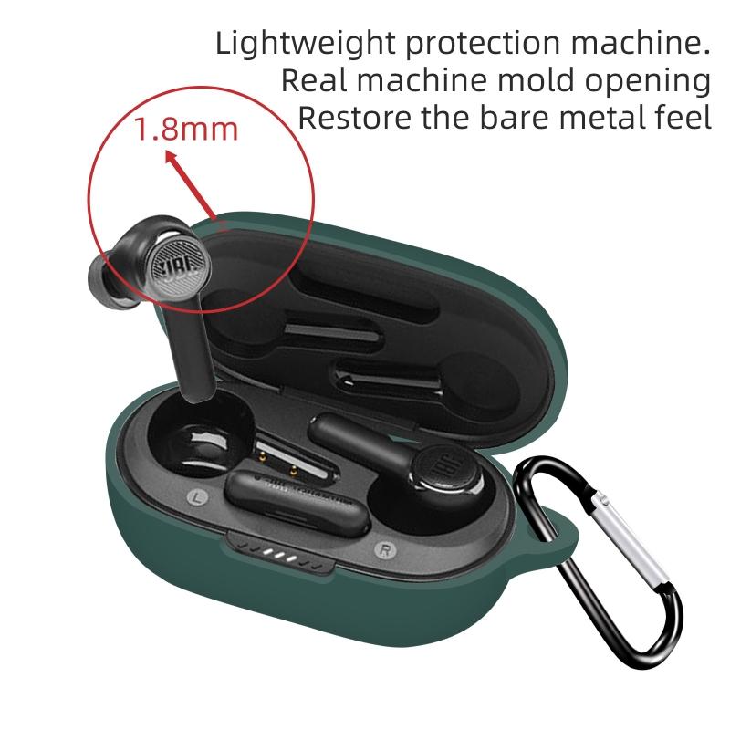 Силиконовый чехол для наушников Защитный для корпуса с брелоком для JBL QUANTUM Наушники Моющиеся силиконовые чехлы