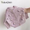 Girls Spring Autumn Knitted Jacket Baby Sweater Children's Clothing Cardigan Sweaters for Girl