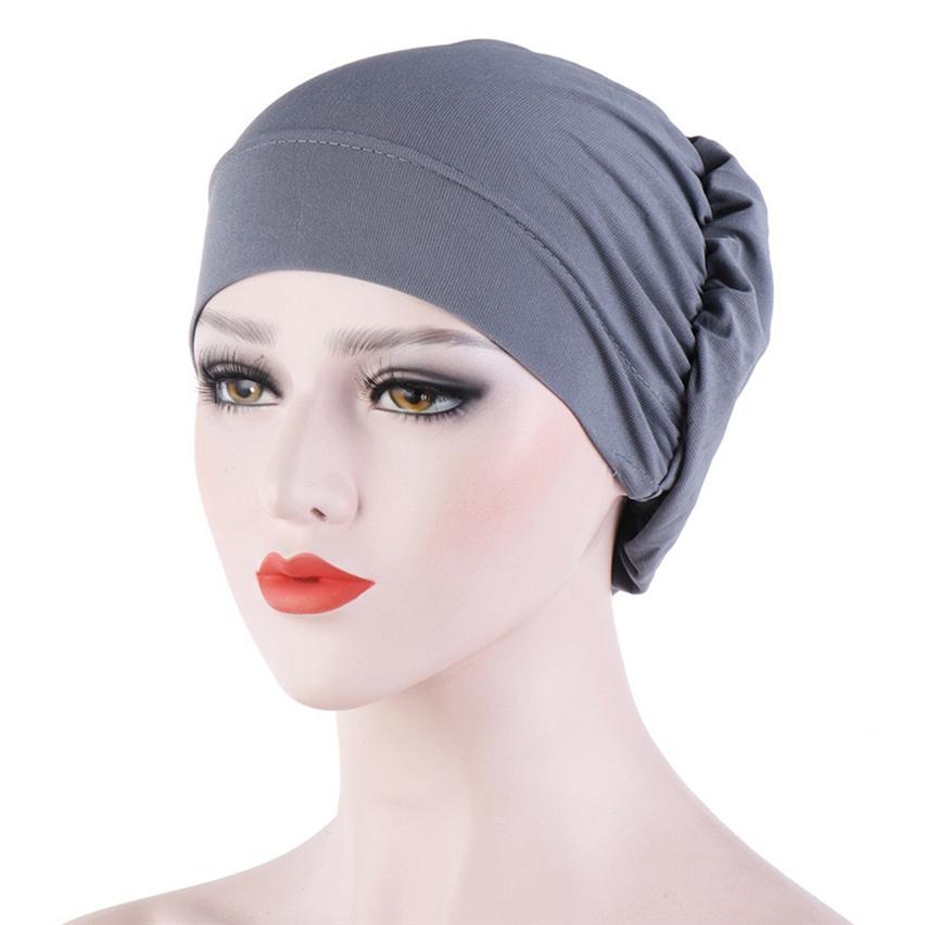 Cancer Chemo Cap Hijab Turban Hat Headwear Hijab Wrap Muslim Hair Loss