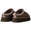 UGG Tazz Удобные Простые Ева Износостойкие Шлепанцы с Открытым Носком Женские Шлепанцы Темно-Коричневый 1122553-MLSS