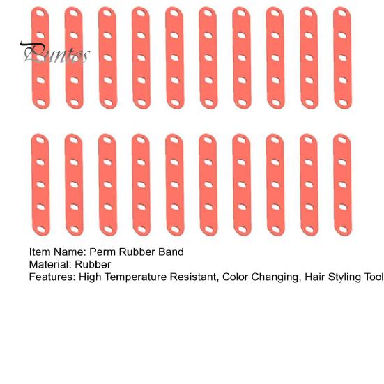 20 шт., бесследная пермская резинка, высокотемпературный валик для изменения цвета, стержень холодной волны, резиновая полоска, инструменты для укладки волос, принадлежности для парикмахерских