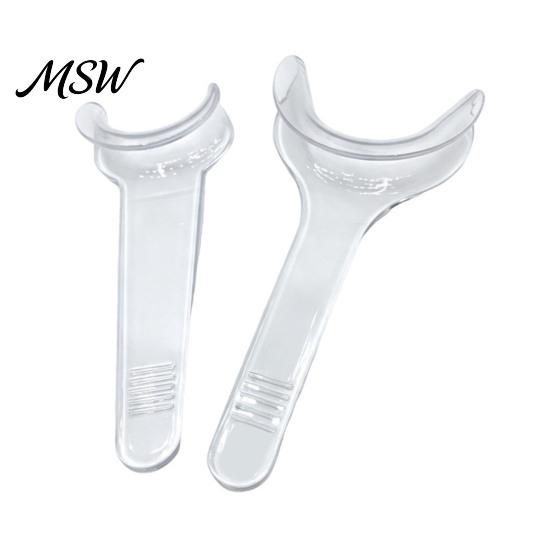 Pet Dental Routine Tool Tooth Brushing Helper, Clear Teeth Cleaning Aid, Reusable Oral Care Dog Mouth Opener Holds The Lip Aside for Dogs And