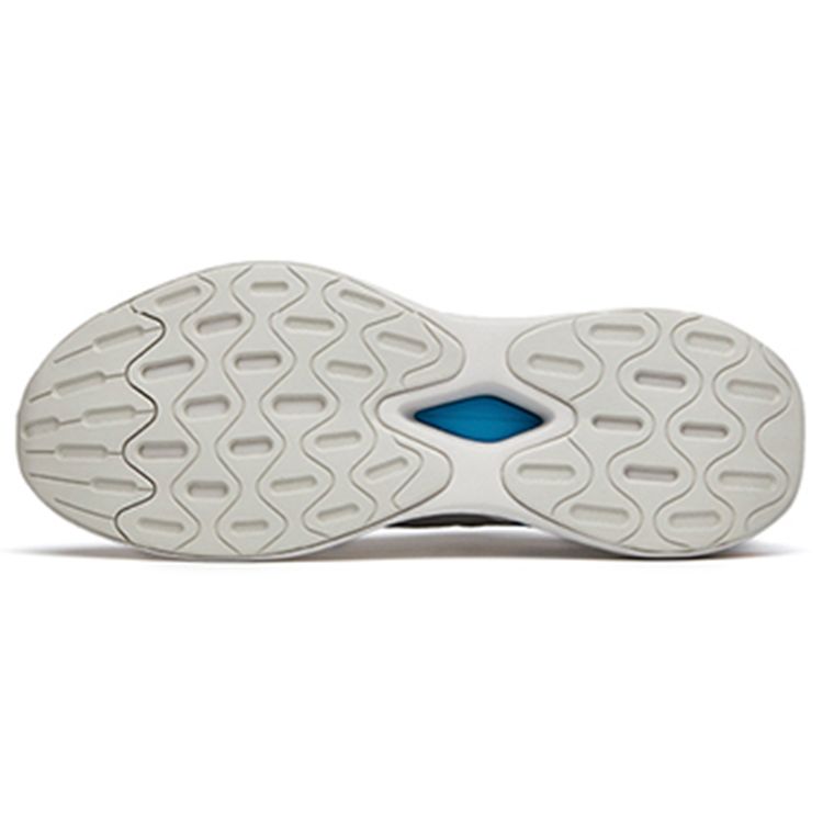 Anta Breaking Wind Sports Shock Absorbing Breathable Lightweight Durable Non-Slip Low-Top Running Shoes Men sneakers Gray Blue 912135510-4