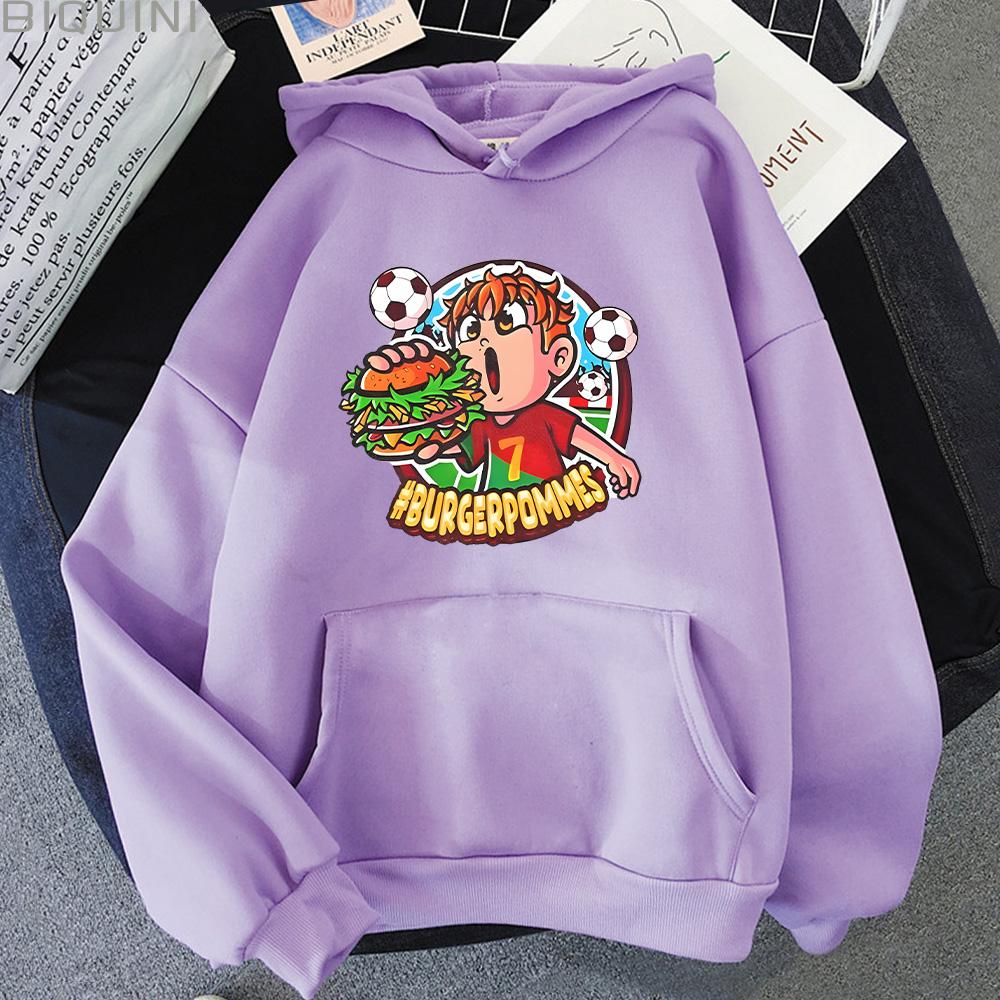 Burgerpommes LukasBS хип-хоп винтажные толстовки Harajuku ICrimax Game уличная одежда для мужчин и женщин свободные повседневные пуловеры