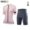 Wosawe Женские велосипедные шорты с коротким рукавом, велосипедные шорты, облегающие 3D гелевые подкладки, дышащие футболки, женские удобные шорты для езды на велосипеде