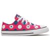 Converse Низкие кеды Chuck Taylor All Star для детей из парусины, сине-розовые в горошек, детские кроссовки 667598C