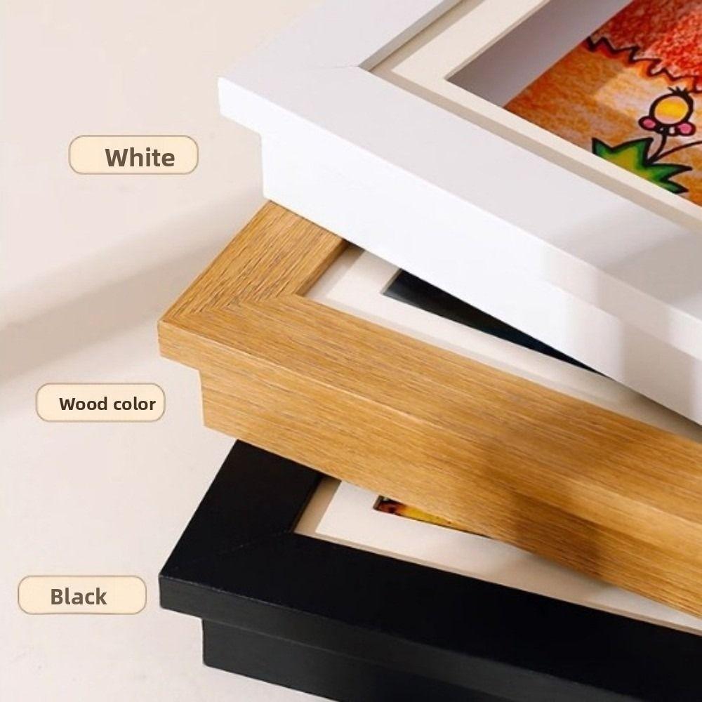 Front Opening Magnetic Flip Photo Frame Elastic Straps A4 Photo Frame Wall Decoration