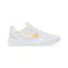 Nike Kobe 8 PS Mambacita Kids Sneakers White Metallic-Gold Black FN0267-102