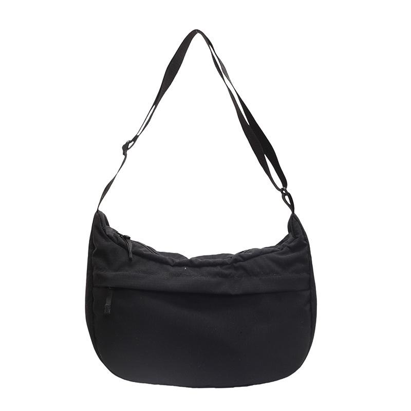 Однотонная простая повседневная сумка-мессенджер женская новая сумка на плечо уличная модная студенческая сумка