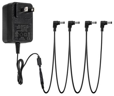 Блок питания STRICH Effector Power Supply 4 Channel DC9V 1A Адаптер питания для электрогитарной педали-эффектора