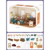 Кукольный домик Мини-игрушка Кукла Игровые наборы Аксессуары Раковина для ванной Модель мебели Спальня Кухня Мороженое Флорист Гостиная Пекарня Ювелирные изделия Фрукты 1 компл.