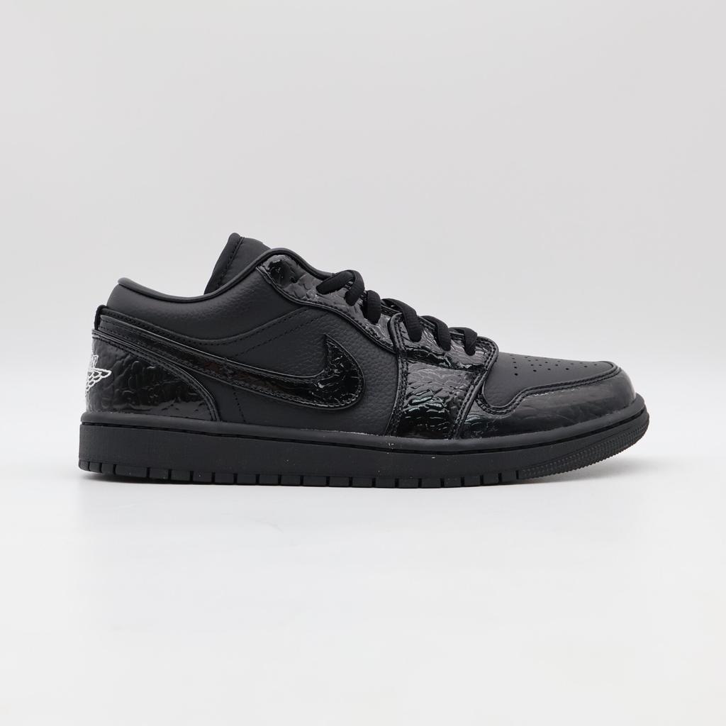 HJ7743-010 Nike WMNS Air Jordan 1 Low SE Черный Крок (Женский)
