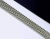Чистое титановое колье-цепочка панцирного плетения 5 мм Легкое и удобное Отлично подходит для занятий спортом (60 см, ширина) унисекс, (TIT-3-N-60)