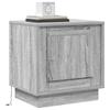 Nightstand Set (2 pcs) Gray 44 x 34.5 x 45 cm Engineered Wood