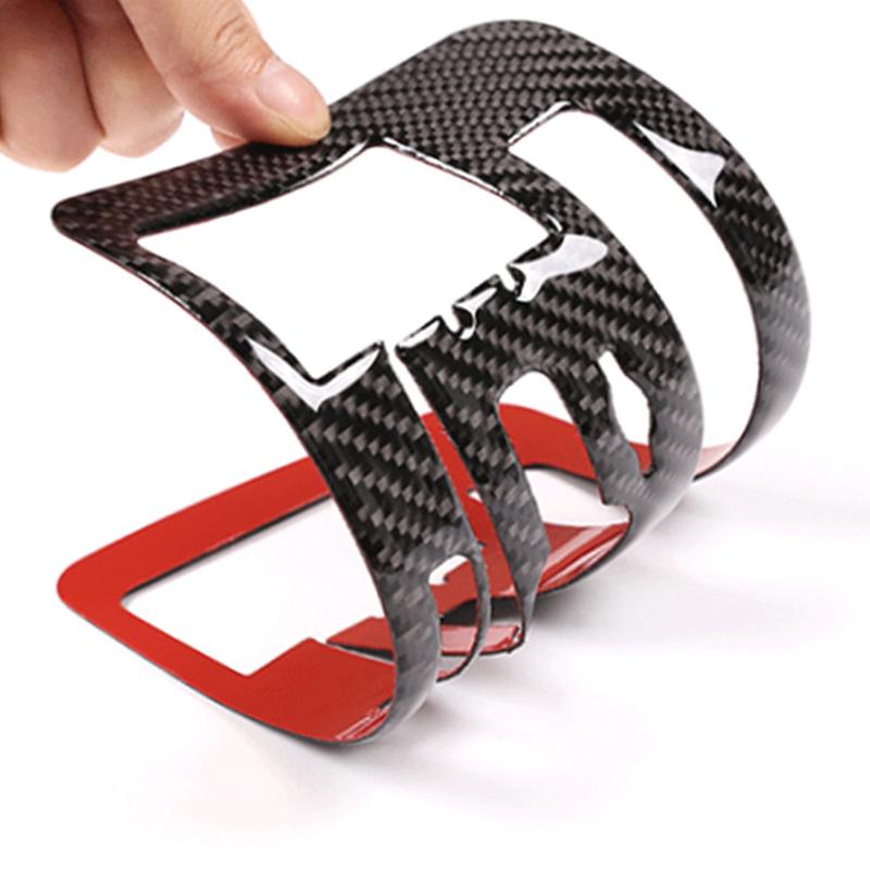 Наклейка из углеродного волокна накладка на панель управления CD и кондиционером для Mercedes Benz A Class GLA CLA 2016 2017 2018