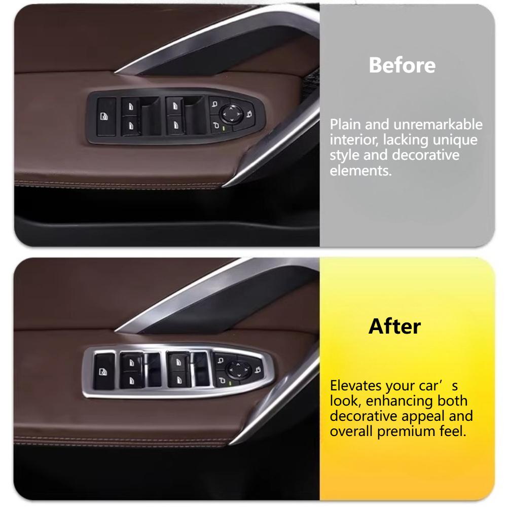 For X1 iX1 U11 2023-2026 Window Switch Panel Decorative Frame Interior Modification Accessories