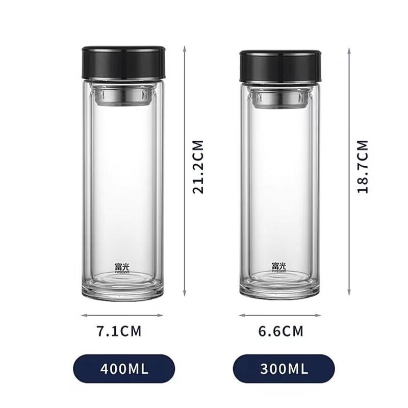 Fuguang Reinforced Borosilicate Glass Tea Infuser Cup