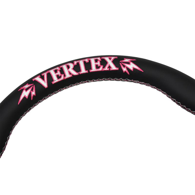 Vertex Универсальный Кожаный Руль для Автомобиля Алюминиевый Сплав Вышивка Гоночный Модифицированный Детали Интерьера Drift Спортивный Руль