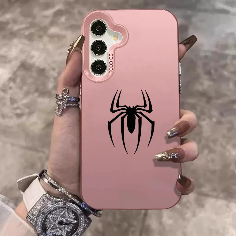 Bat Spider Cartoon Cool Phone Case For Samsung Galaxy S26 Ultra S25 S24 S23 S22 PLUS FE A56 A55 A54 A53 IMD Shockproof Cover