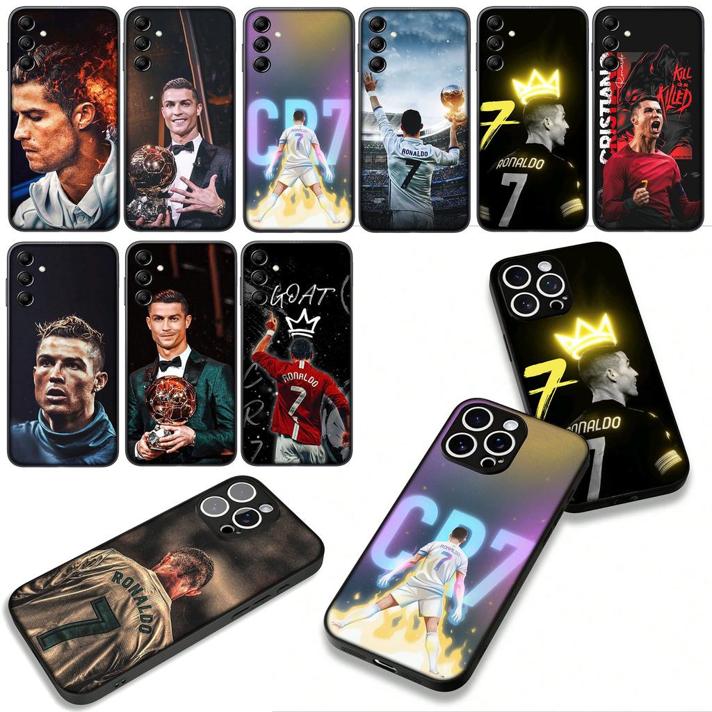 Для Samsung Galaxy A36 A17 A26 A07 A35 A54 A53 A13 A33 A34 S8 S9 S20 S21 FE S10 Plus Чехол Португалия №7 Футбол №7 CR7s Футбол