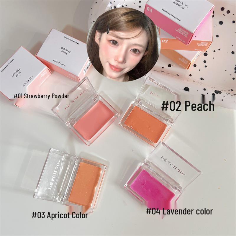 PEACH JO+ Корейская Стиль Монохромная Бархатная Палитра Румян и Хайлайтеров