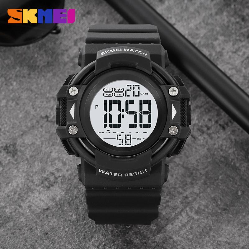SKMEI 2195 Casual Countdown Digital Sport Watch Mens Military Waterproof Stopwatch Electronic Men Wristwatches Date Alarm Clock