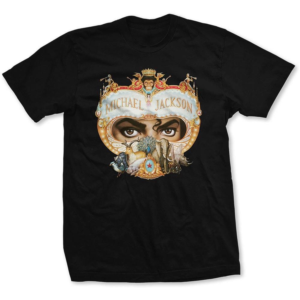 Men's Michael Jackson Dangerous Slim Fit T-shirt Black