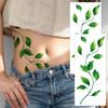 Large Realistic Vine Tattoos 2 Sheets - Waterproof Leaf Body Art Stickers For Women, Party & Events