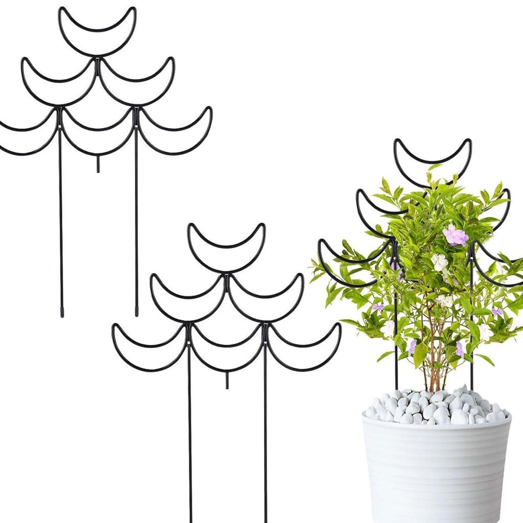 Metal Indoor Plant Trellis for Climbing Plant Small Garden Trellis for Potted Plant Outdoor Flower Plant Support
