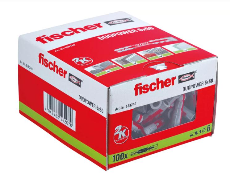 Fischer Duopower 10X80Mm (25Pcs)