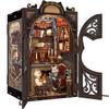Cutebee DIY Book Nook Kit Dollhouse Kit Miniature House Kit BookNook Applicable for Beginners Teenagers Adults DIY Kit Birthday Gift Decoration