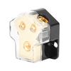 Akozon Power Ground Distribution Block Car Audio Power Distribution 1 * 1GA Input 2