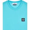 STONE ISLAND Мужская футболка с коротким рукавом и круглым вырезом, однотонная, с нашивкой-логотипом, коллекция Весна-Лето 2023, Цвет: Темно-синий, Артикул: 101524113-V0042