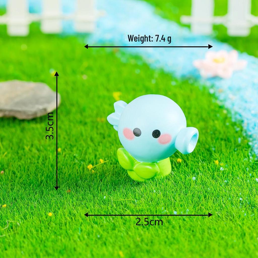 Растения детского сада против. Милый зомби-микроландшафтный декор, глухая коробка