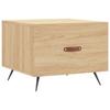 VidaXL Coffee Table Sonoma Oak 50x50x40 Cm Engineered Wood 829338