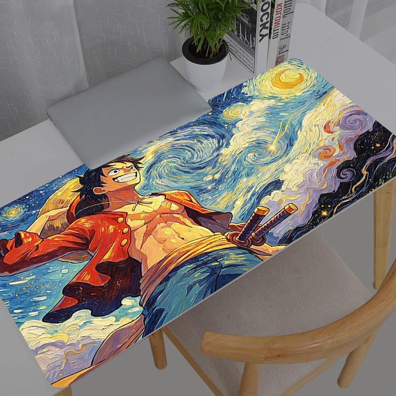 Mouse Pad One Piece Anime Durable Gaming Accessories Mousepad Gamer Pc Completo Computer Keyboard Desk Mat Varmilo Table