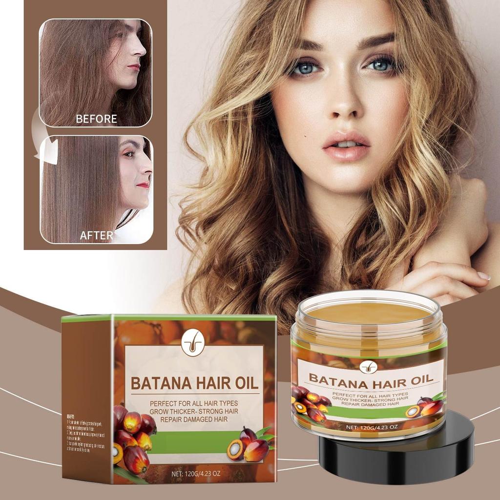 Batana Oil For Hair Growth, Natural Batana Oil, Hair Loss, Moisturizes The Scalp, Restores Dry And Damaged Hair, Maintains Dense Hair,120ML