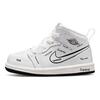 Air Jordan 1 Mid TD Схематичные Детские Кроссовки Белые Черные DQ1865-100